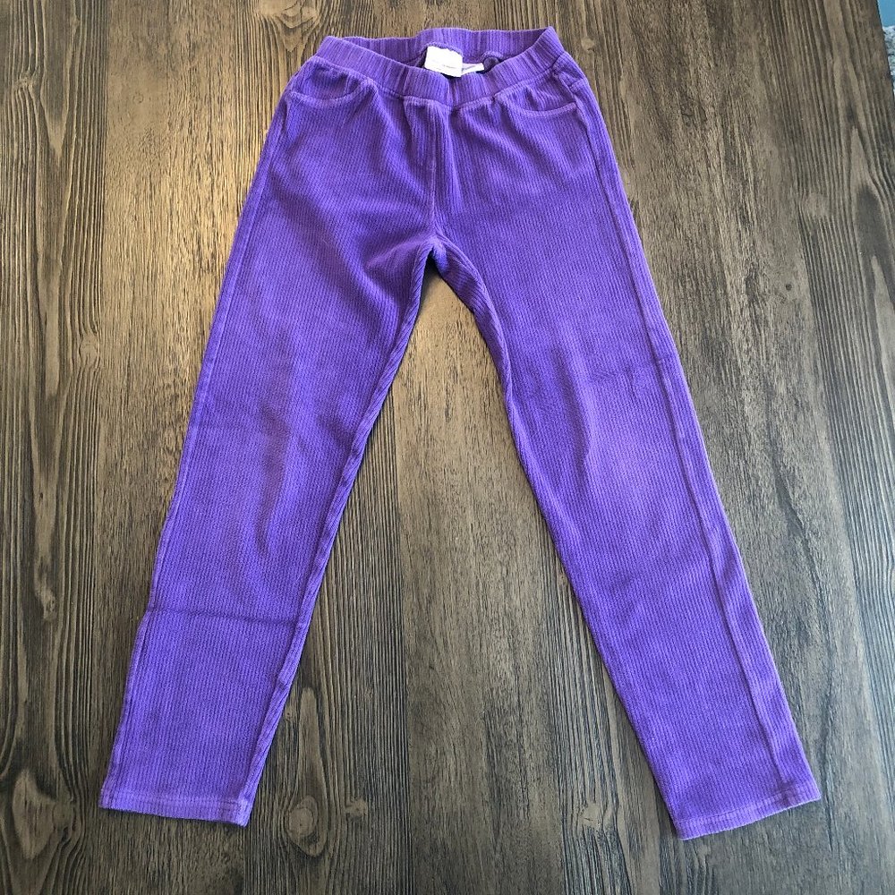 Hanna Andersson corduroy leggings, size 140 (US10)